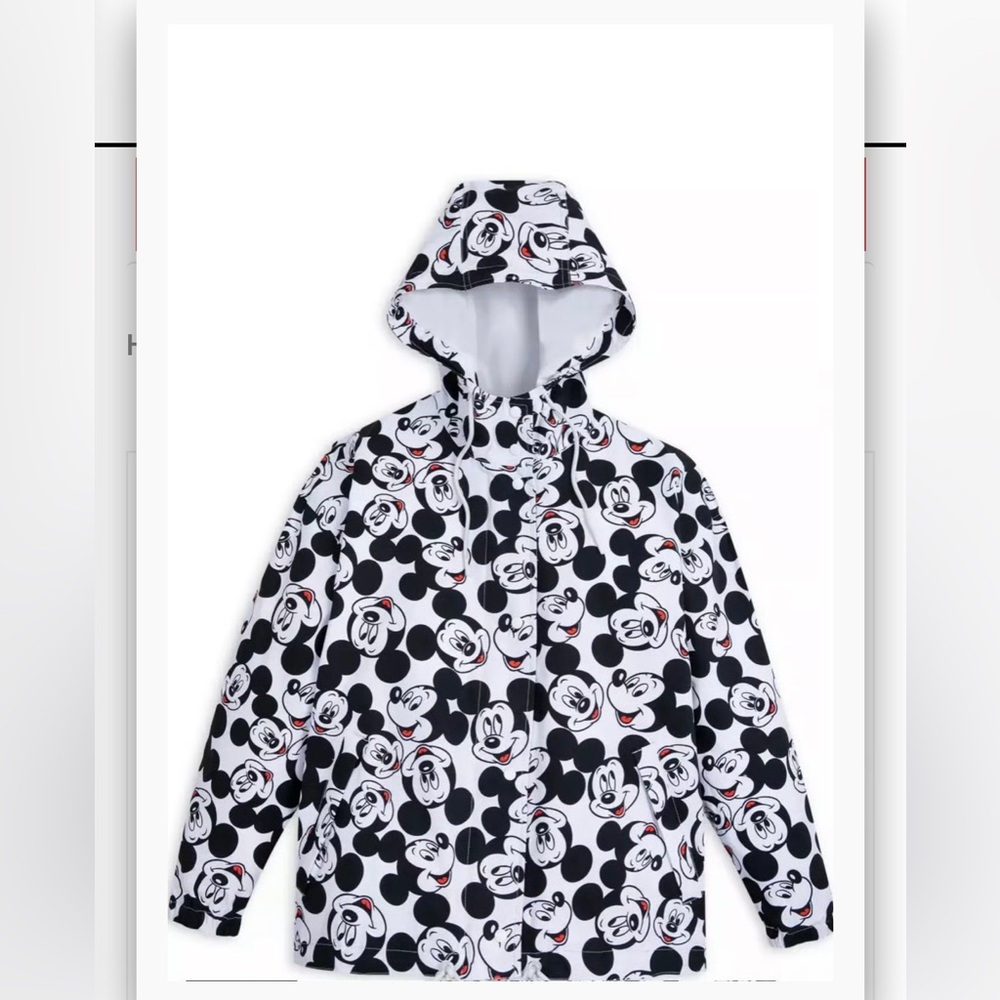 Mickey Mouse Patterned Hoodie